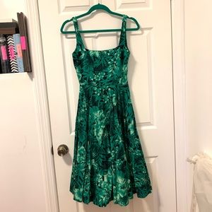 Zara green midi dress - xs